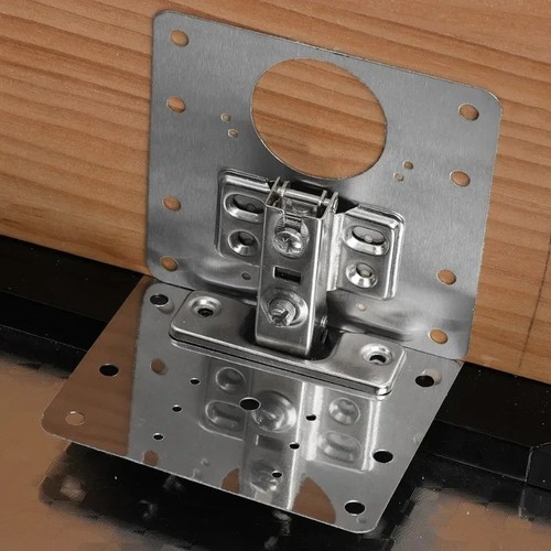 Cabinet hinge repair plate - hinge,