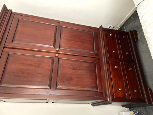 Dark wood freestanding - dark,