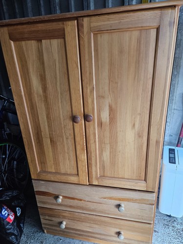 Small wardrobe with drawers - wardrobe,