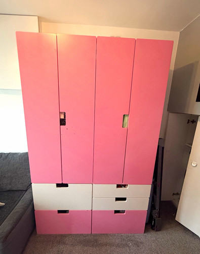 Ikea pink white - 2x, 2