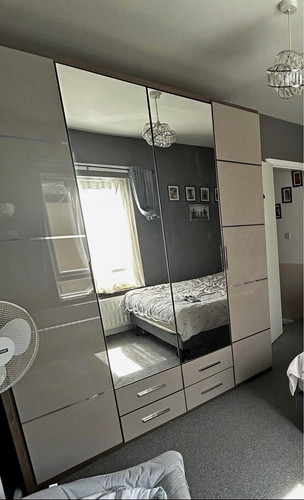 High gloss mirrored - high,