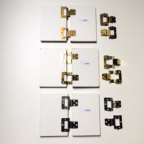 Double cranked flush hinges - double,