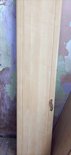 Light wood beige wardrobe - wood,