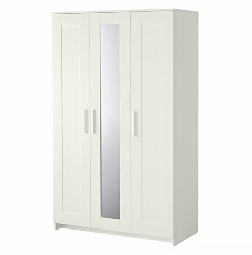 White door mirrored - door,
