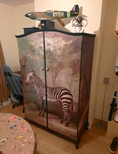 Freestanding wardrobe brown - freestanding,