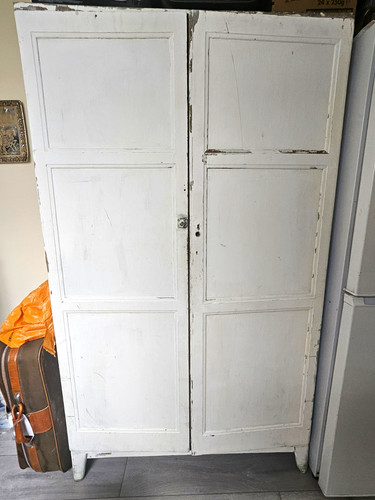 Wooden freestanding wardrobe - wardrobe, 2